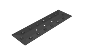 TJB - Infästningsplatta för shingeltäckta/släta tak på träunderlag 120x400 mm