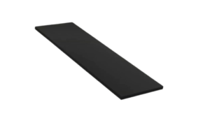 TJB - Gummiunderlägg till infästningsplatta, 120x400 mm för synlig montering